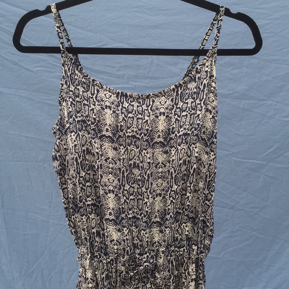 Maxi dress black and white